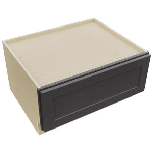 Fabuwood Galaxy Cobblestone DBS30 Base Bench Seat Cabinet, Top View