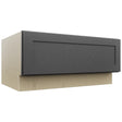 Fabuwood Galaxy Cobblestone DBS36 Base Bench Seat Cabinet, Front View