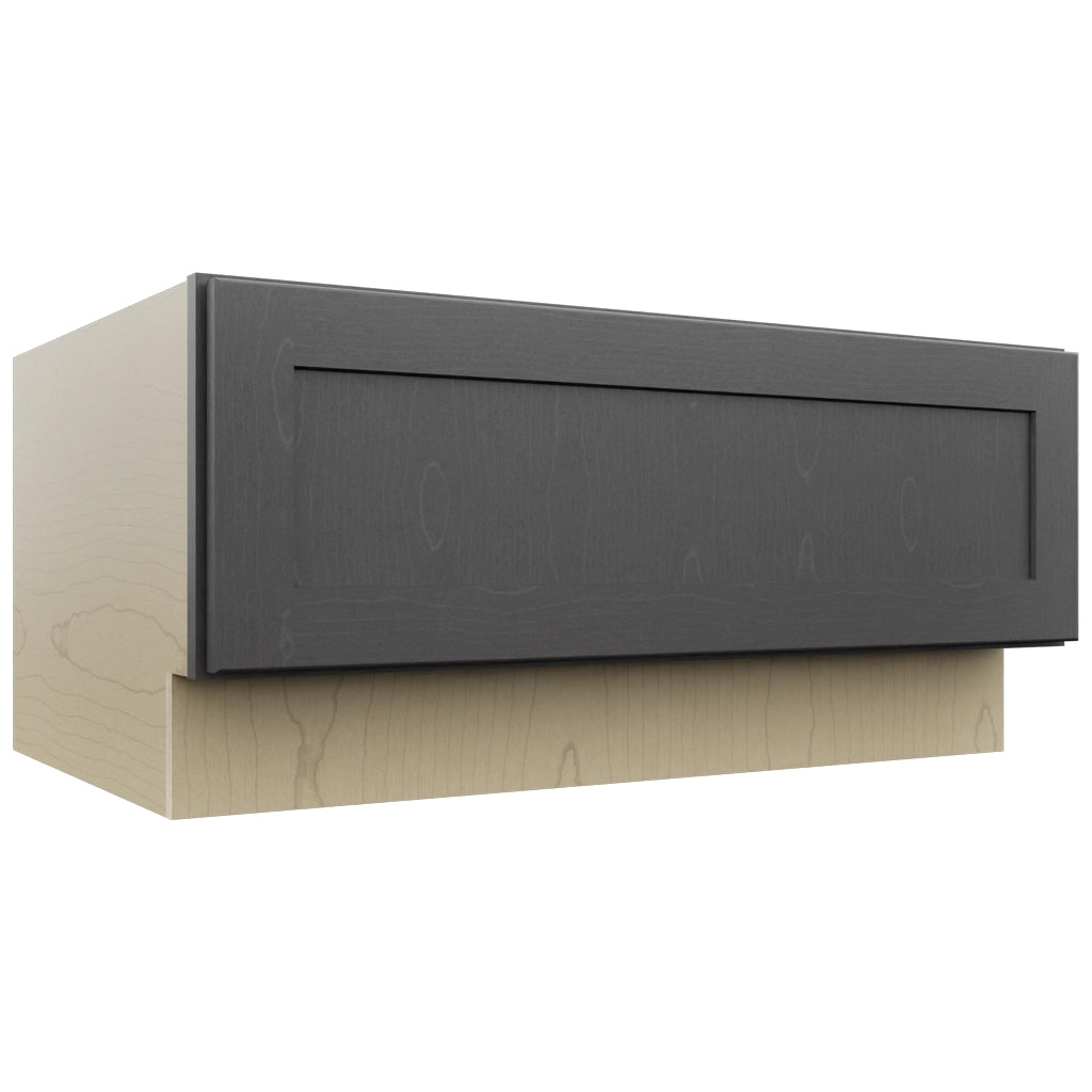 Fabuwood Galaxy Cobblestone DBS36 Base Bench Seat Cabinet, Front View