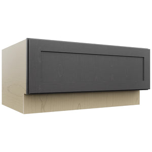Fabuwood Galaxy Cobblestone DBS36 Base Bench Seat Cabinet, Front View