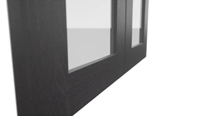 Fabuwood Galaxy Cobblestone DS GDW2430 Wall Glass Door, Detail View