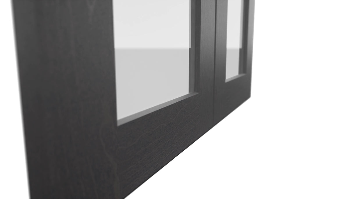 Fabuwood Galaxy Cobblestone DS GDW2439 Wall Glass Door, Detail View