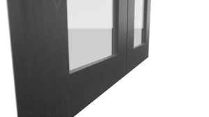 Fabuwood Galaxy Cobblestone DS GDW2442 Wall Glass Door, Detail View