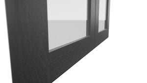 Fabuwood Galaxy Cobblestone DS GDW3030 Wall Glass Door, Detail View