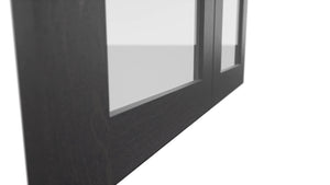 Fabuwood Galaxy Cobblestone DS GDW3036 Wall Glass Door, Detail View