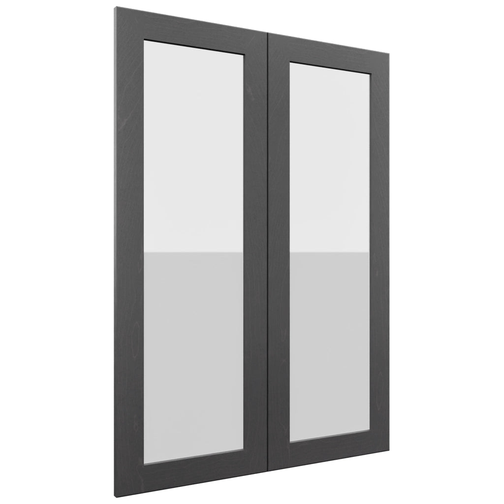 Fabuwood Galaxy Cobblestone DS GDW3042 Wall Glass Door, Front View