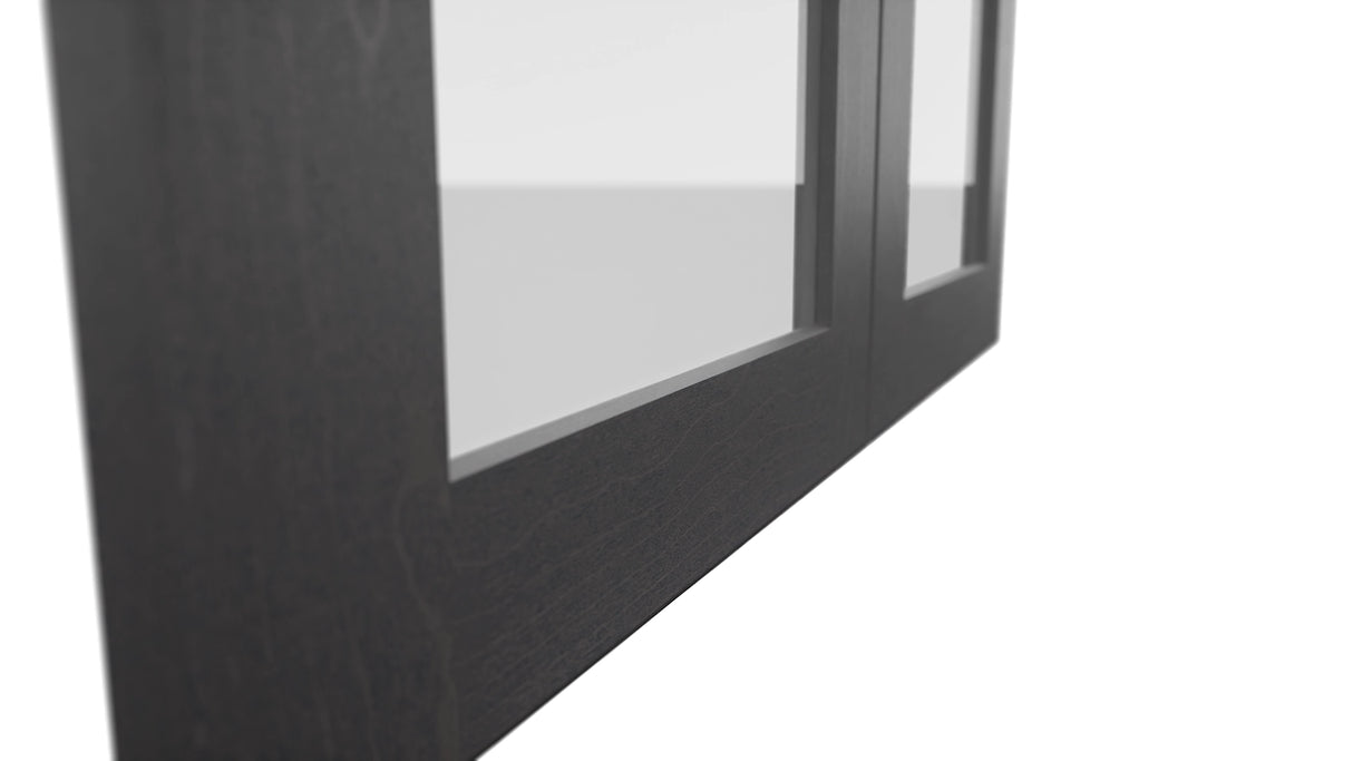 Fabuwood Galaxy Cobblestone DS GDW3042 Wall Glass Door, Detail View