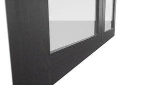 Fabuwood Galaxy Cobblestone DS GDW3630 Wall Glass Door, Detail View