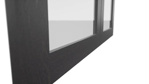 Fabuwood Galaxy Cobblestone DS GDW3636 Wall Glass Door, Detail View