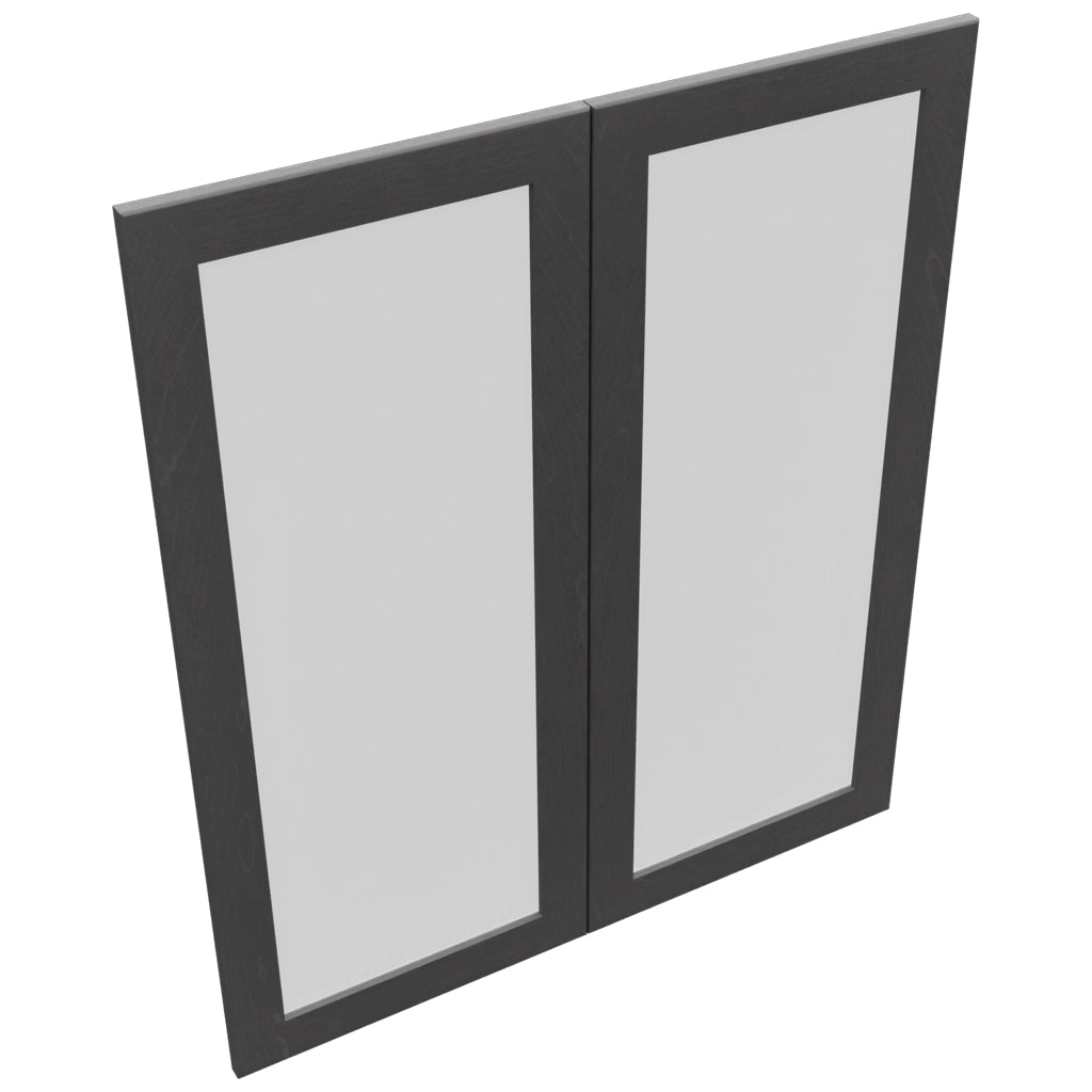 Fabuwood Galaxy Cobblestone DS GDW3642 Wall Glass Door, Top View