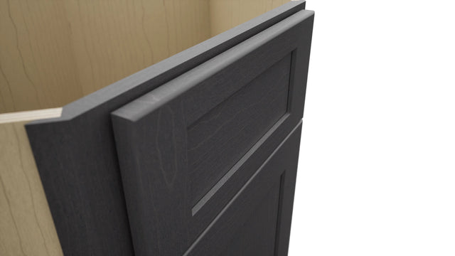 Fabuwood Galaxy Cobblestone DSB36 Base Corner Diagonal Sink Cabinet, Detail View