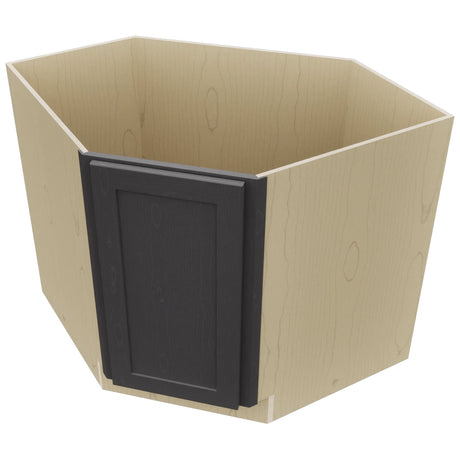 Fabuwood Galaxy Cobblestone DSB36FD Base Corner Diagonal Sink Cabinet, Top View