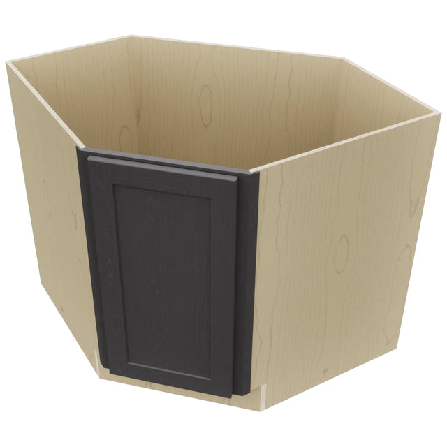 Fabuwood Galaxy Cobblestone DSB36FD Base Corner Diagonal Sink Cabinet, Top View