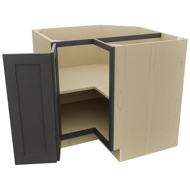 Fabuwood Galaxy Cobblestone ERB36 Base Corner Easy Reach Cabinet, Open View