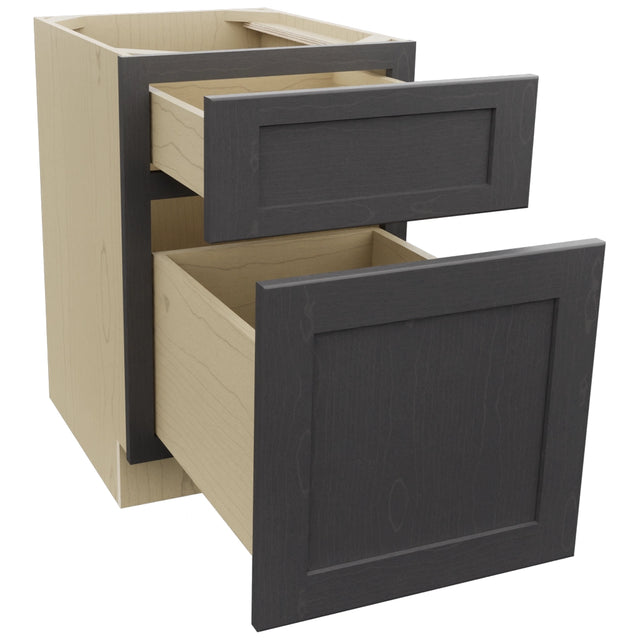 Fabuwood Galaxy Cobblestone FD18 Vanity Desk, Open View