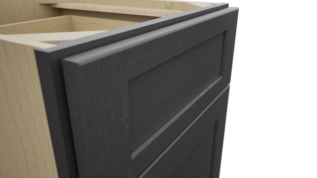 Fabuwood Galaxy Cobblestone FD18 Vanity Desk, Detail View