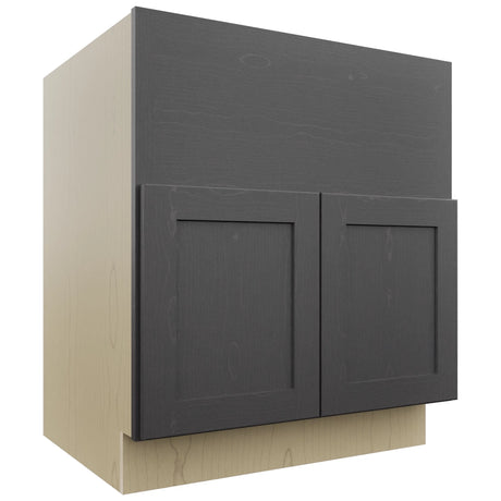Fabuwood Galaxy Cobblestone FS30 Base Farm Sink Cabinet, Front View