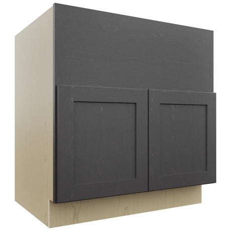 Fabuwood Galaxy Cobblestone FS33 Base Farm Sink Cabinet, Front View