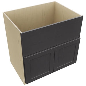 Fabuwood Galaxy Cobblestone FS33 Base Farm Sink Cabinet, Top View