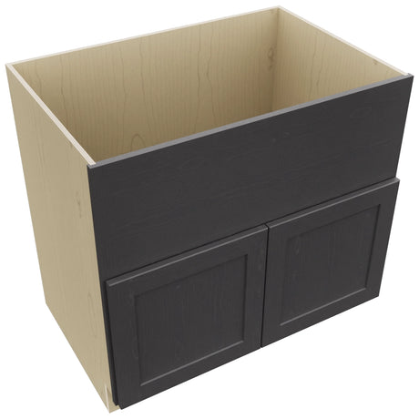 Fabuwood Galaxy Cobblestone FS36 Base Farm Sink Cabinet, Top View