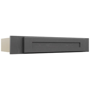 Fabuwood Galaxy Cobblestone KD30 Vanity Desk, Front View