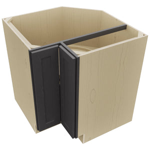 Fabuwood Galaxy Cobblestone LSB33 Base Corner Lazy Susan Cabinet, Top View
