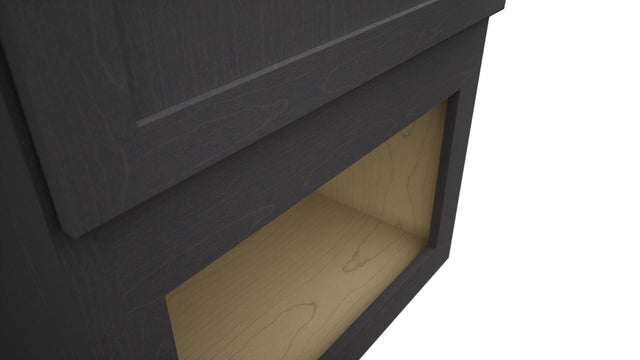 Fabuwood Galaxy Cobblestone MC303021 Wall Microwave Cabinet, Detail View