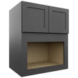 Fabuwood Galaxy Cobblestone MC303621 Wall Microwave Cabinet, Front View
