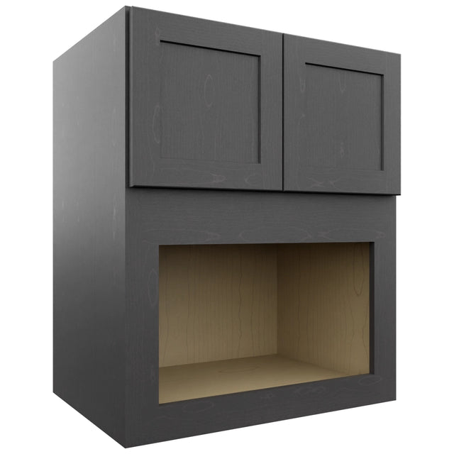Fabuwood Galaxy Cobblestone MC303621 Wall Microwave Cabinet, Front View