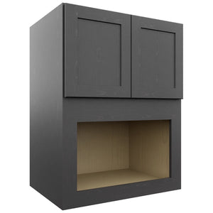 Fabuwood Galaxy Cobblestone MC303921 Wall Microwave Cabinet, Front View