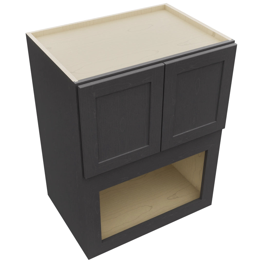 Fabuwood Galaxy Cobblestone MC303921 Wall Microwave Cabinet, Top View