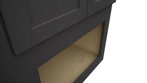 Fabuwood Galaxy Cobblestone MC303921 Wall Microwave Cabinet, Detail View
