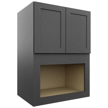 Fabuwood Galaxy Cobblestone MC304221 Wall Microwave Cabinet, Front View