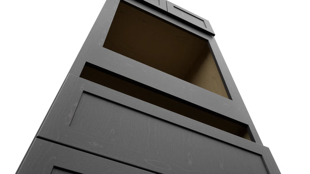 Fabuwood Galaxy Cobblestone OC3384C Tall Oven Cabinet Combo, Detail View