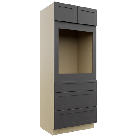 Fabuwood Galaxy Cobblestone OC3384S Tall Oven Cabinet Single, Front View