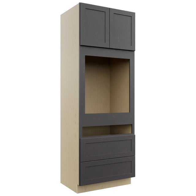 Fabuwood Galaxy Cobblestone OC3393C Tall Oven Cabinet Combo, Front View