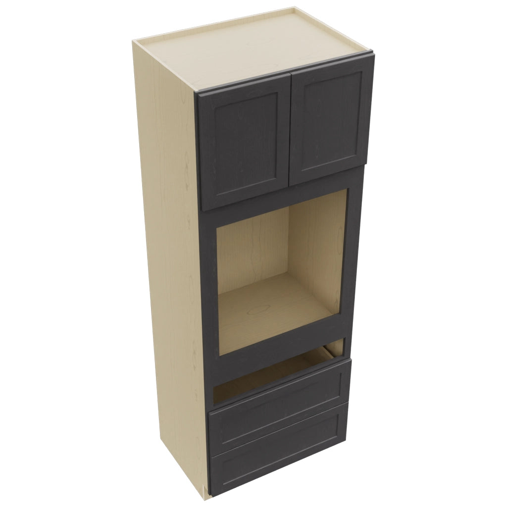 Fabuwood Galaxy Cobblestone OC3393C Tall Oven Cabinet Combo, Top View