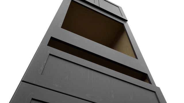 Fabuwood Galaxy Cobblestone OC3393C Tall Oven Cabinet Combo, Detail View