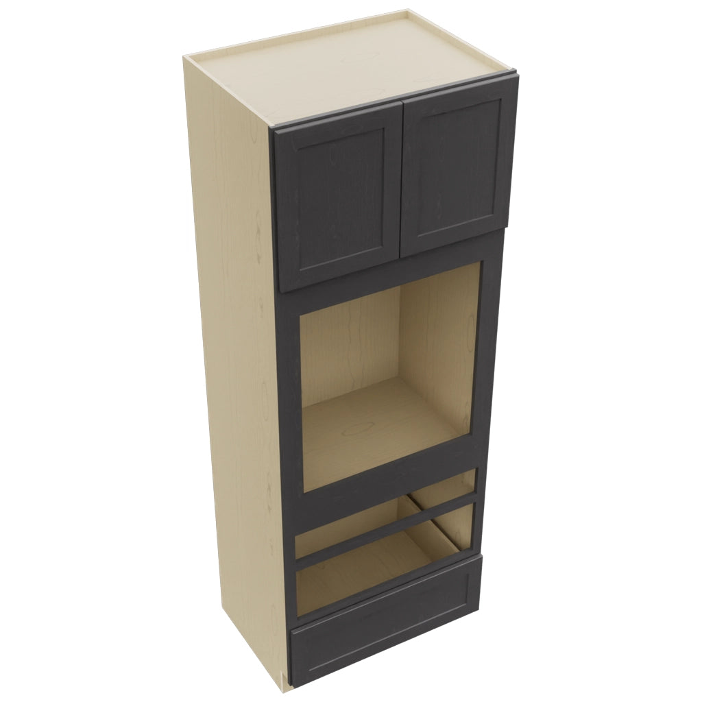 Fabuwood Galaxy Cobblestone OC3393D Tall Oven Cabinet Double, Top View