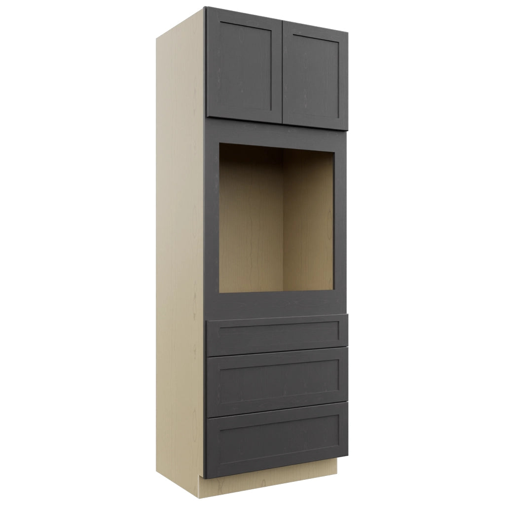 Fabuwood Galaxy Cobblestone OC3393S Tall Oven Cabinet Single, Front View