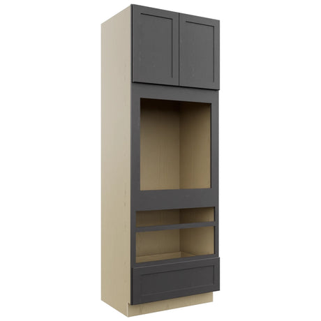 Fabuwood Galaxy Cobblestone OC3396D Tall Oven Cabinet Double, Front View