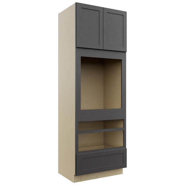 Fabuwood Galaxy Cobblestone OC3396D Tall Oven Cabinet Double, Front View