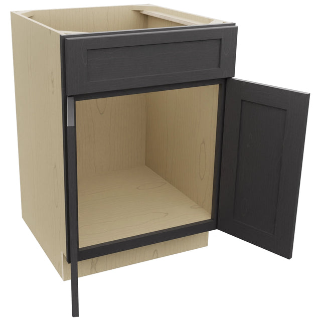 Fabuwood Galaxy Cobblestone SB24 Base Sink Cabinet, Open View