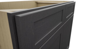 Fabuwood Galaxy Cobblestone SB39 Base Sink Cabinet, Detail View