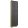 Fabuwood Galaxy Cobblestone TP241284 Tall Pantry Cabinet, Front View