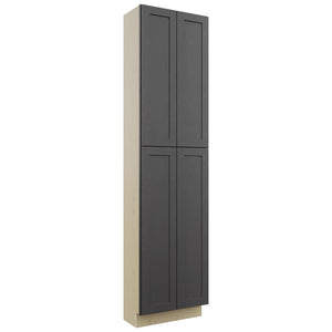 Fabuwood Galaxy Cobblestone TP241296 Tall Pantry Cabinet, Front View
