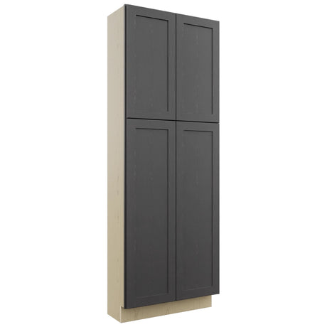Fabuwood Galaxy Cobblestone TP301284 Tall Pantry Cabinet, Front View