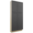 Fabuwood Galaxy Cobblestone TP361284 Tall Pantry Cabinet, Front View