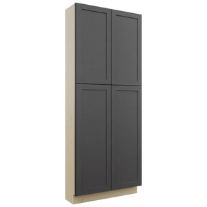 Fabuwood Galaxy Cobblestone TP361290 Tall Pantry Cabinet, Front View