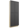 Fabuwood Galaxy Cobblestone TP361296 Tall Pantry Cabinet, Front View
